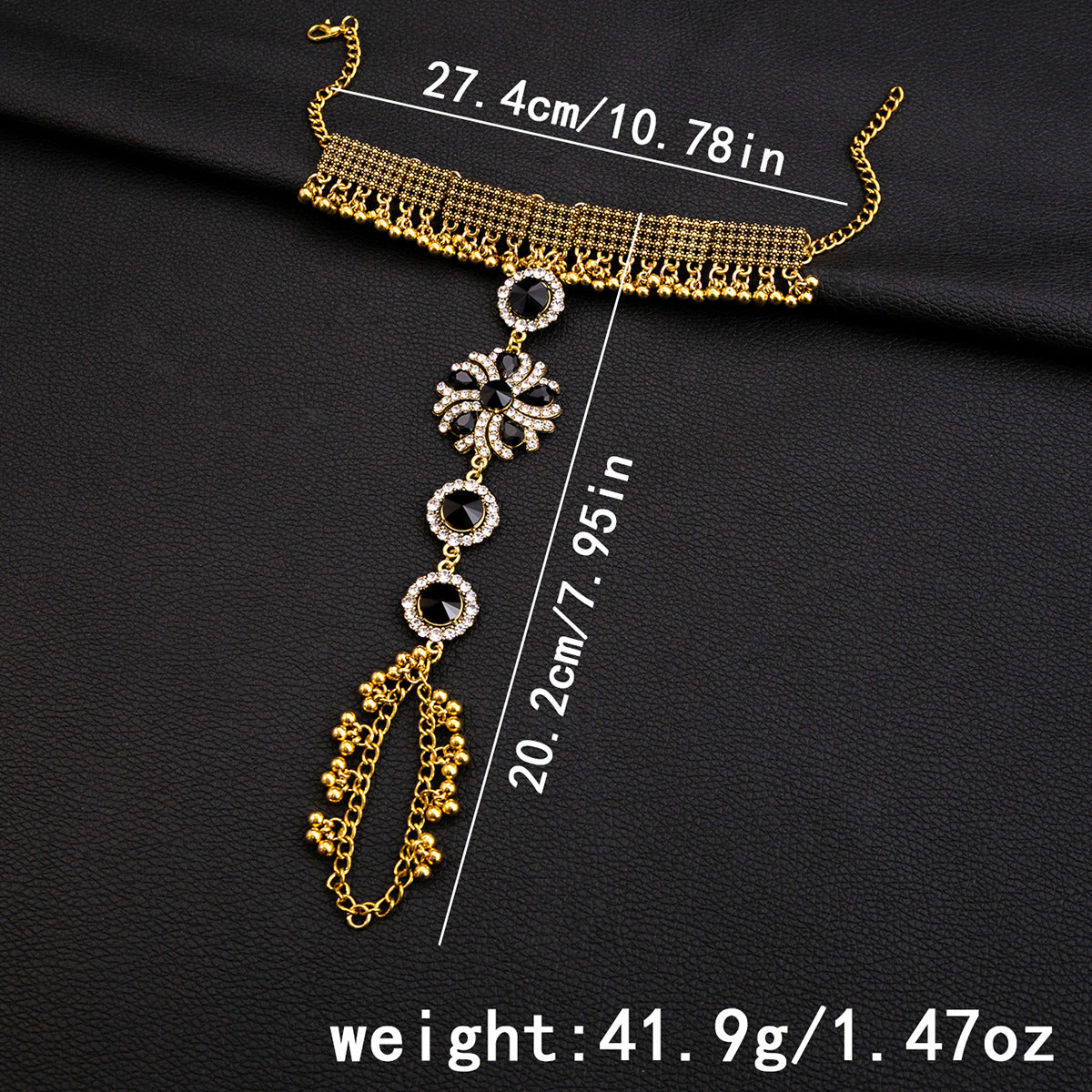 Adiffu Elegant Geometric Anklets