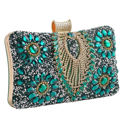 Adiffu Wedding Rhinestone Clutch Bag