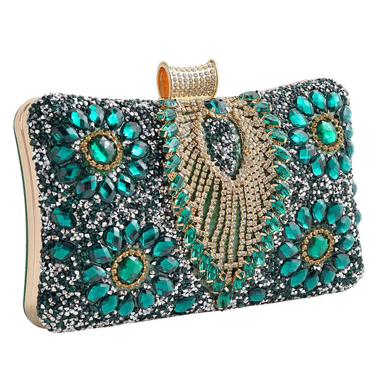 Adiffu Wedding Rhinestone Clutch Bag