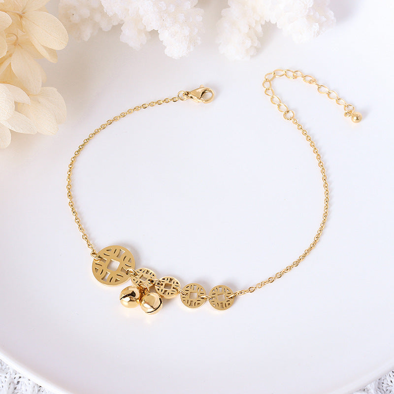 Adiffu Fashion Bell Anklets