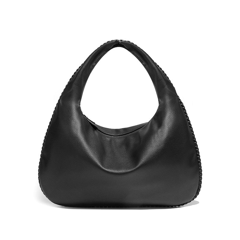 Adiffu Large Capacity Stylish Hand-Held Crescent Bag