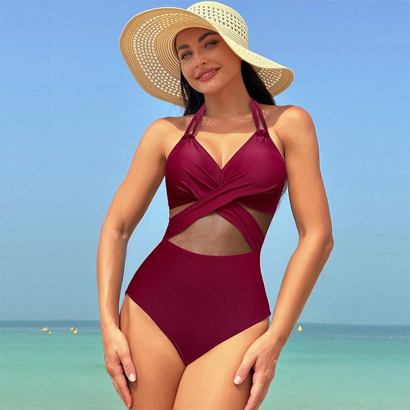 Adiffu Modern Stylish One-piece Swimsuit For Lady