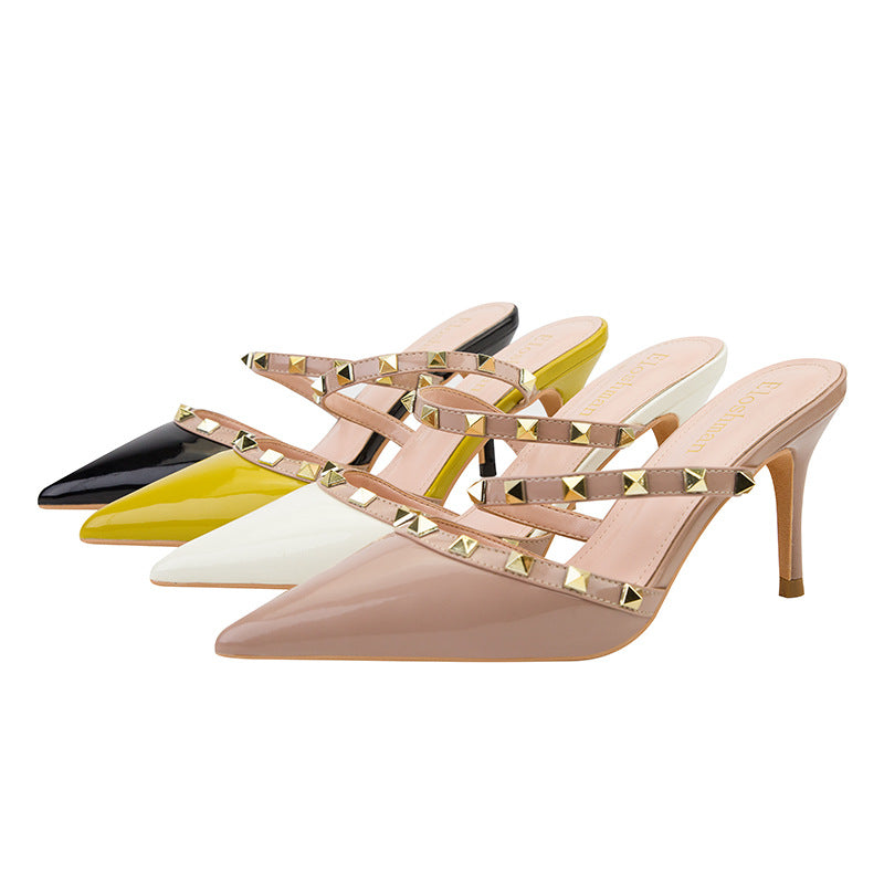 European and American Sexy Skinny High-heeled Pointy Heels