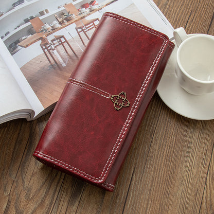 Adiffu Retro Long Multifunctional Wallet
