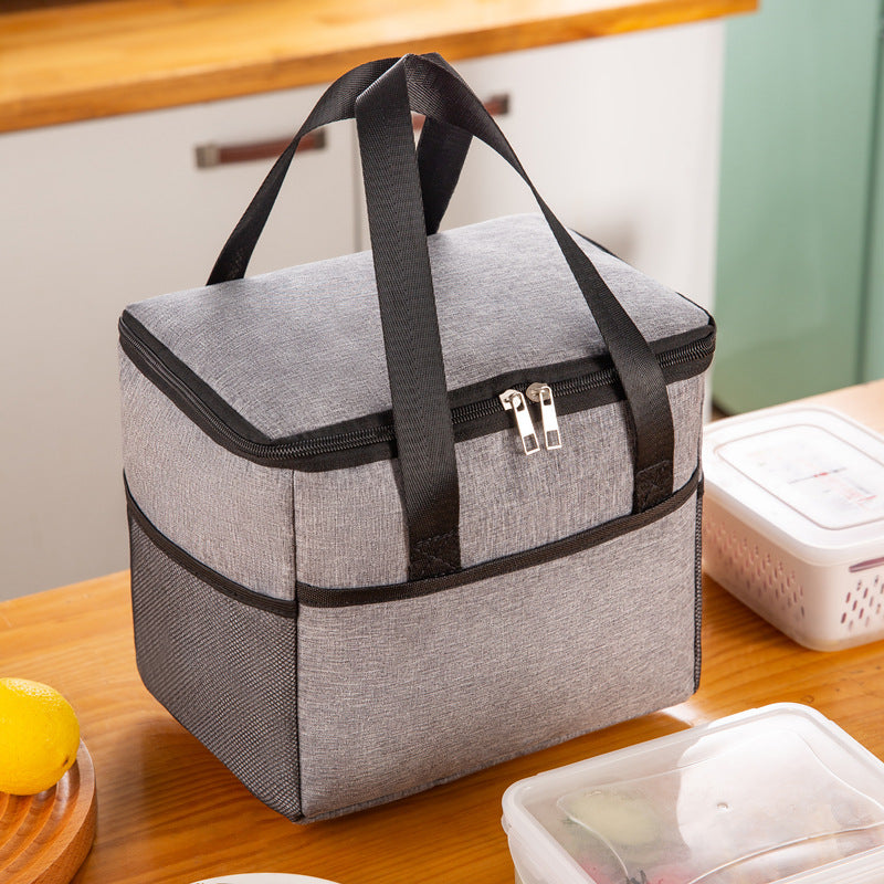 Large Insulated Bag Waterproof Portable Bento Bag Ice Bag Thickened Large Lunch Box Bag Picnic Bag