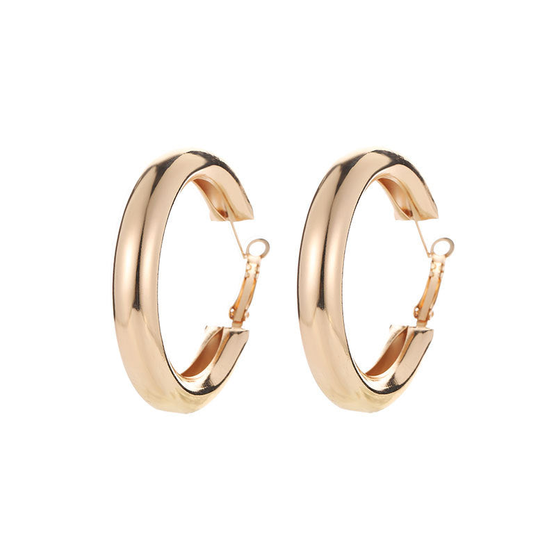 Stylish Geometric Hoop Earrings