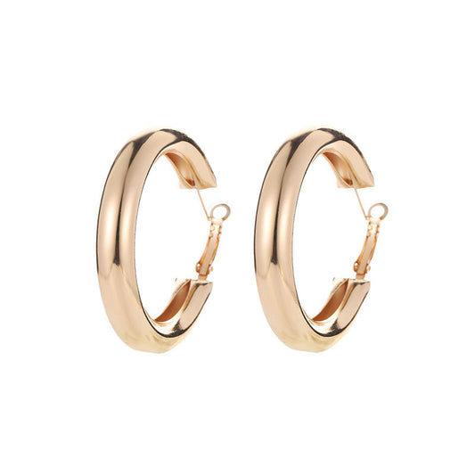 Stylish Geometric Hoop Earrings