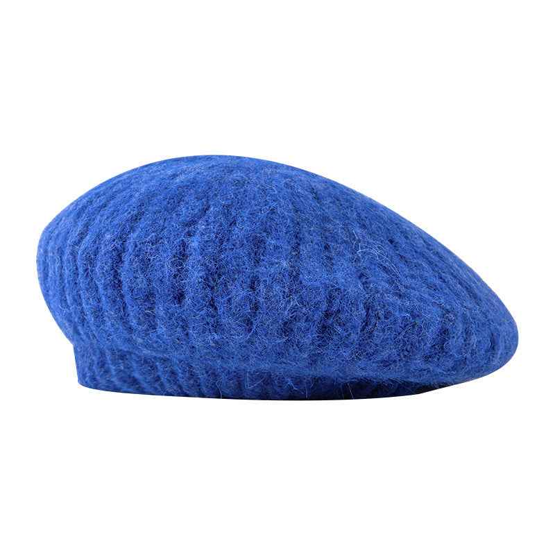 Adiffu Autumn/Winter British Vintage Knit Beret