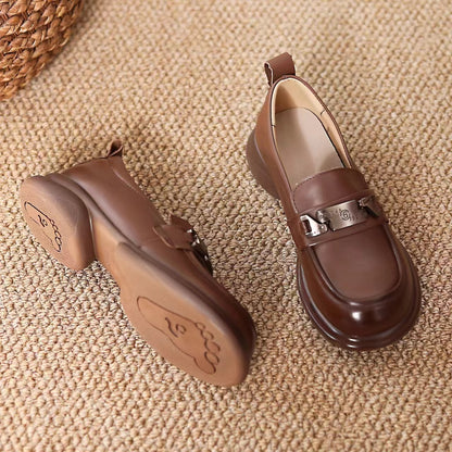 Adiffu British Style Leather Loafers
