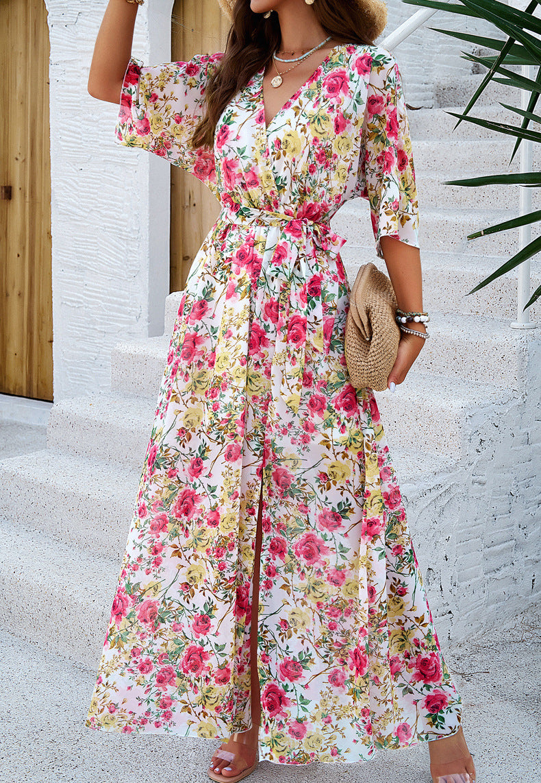Adiffu Elegant A-line Dress