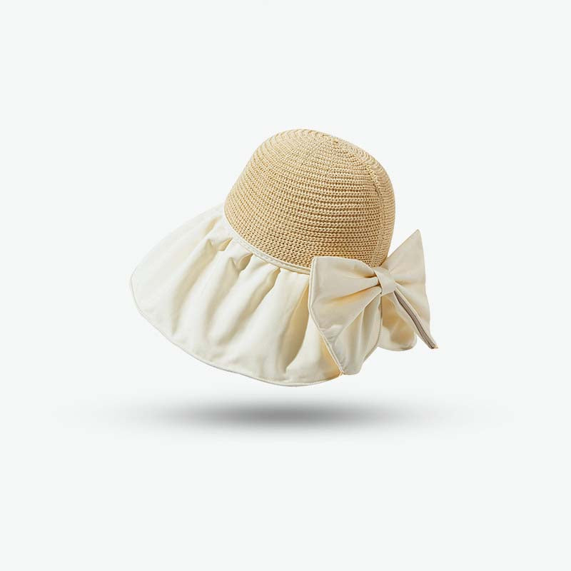 Adiffu Large Brimmed Bow Sunshade Hat