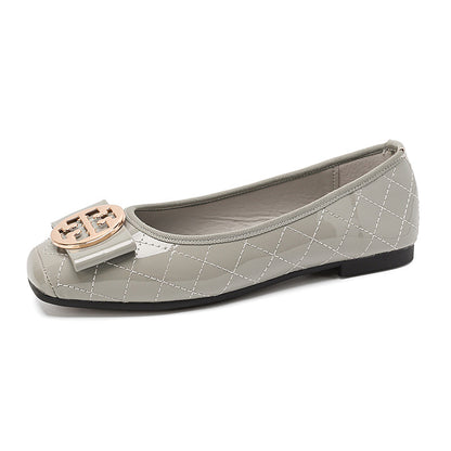 Adiffu Comfortable Soft Sole Soft Leather Flats