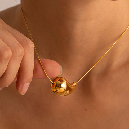 Adiffu Chubby Drop Pendant Necklace