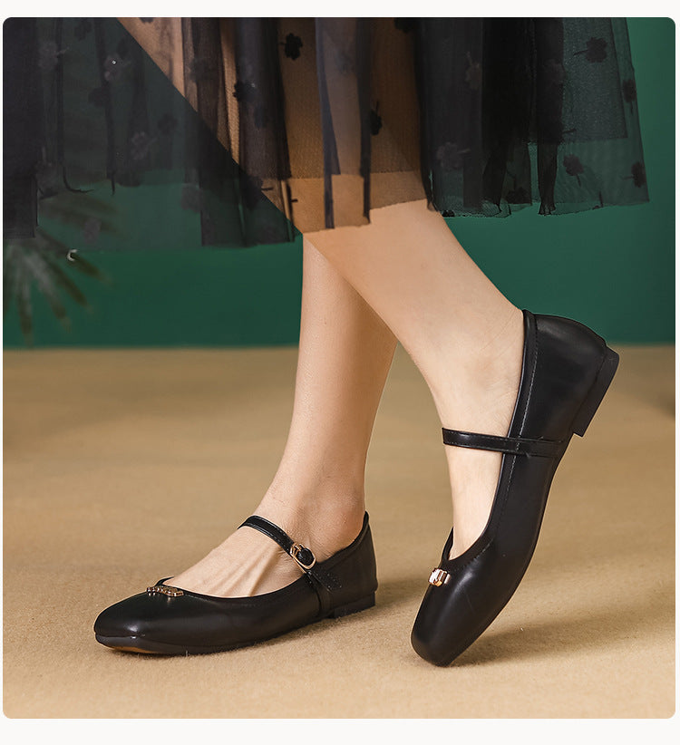 Adiffu Comfortable Mary Jane Flats