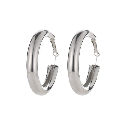 Stylish Geometric Hoop Earrings