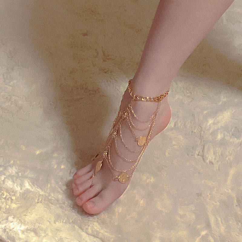 Multi-layer Fringe Anklet