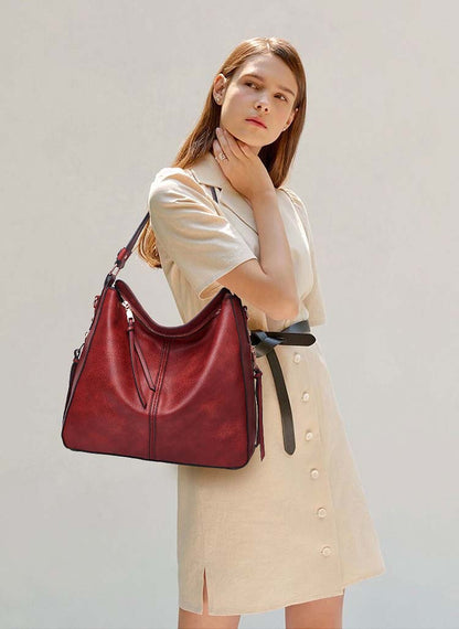 Adiffu Stylish Vintage One-shoulder Straddle Tote Bag