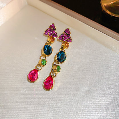 Adiffu Baroque Colored Gemstone Jewelry Set