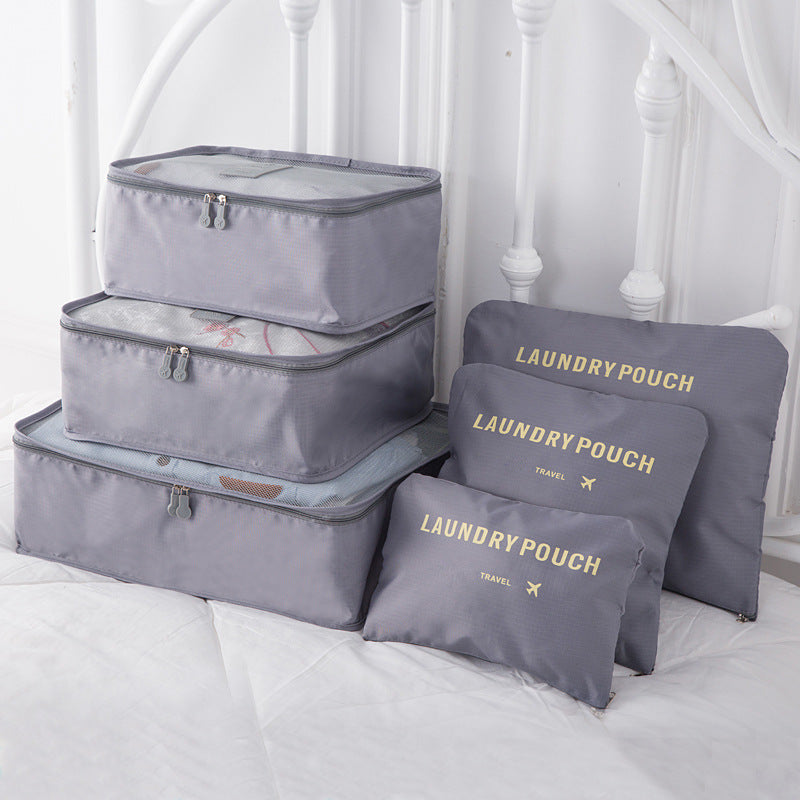 Adiffu Travel Storage Bag 6-piece Storage Bag Clothing Organizer Bag