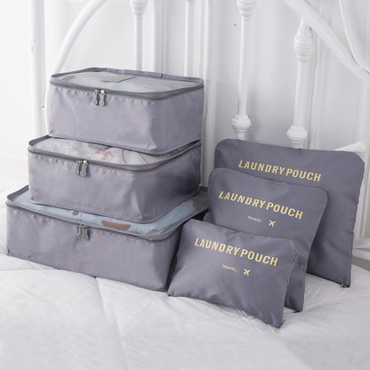 Adiffu Travel Storage Bag 6-piece Storage Bag Clothing Organizer Bag
