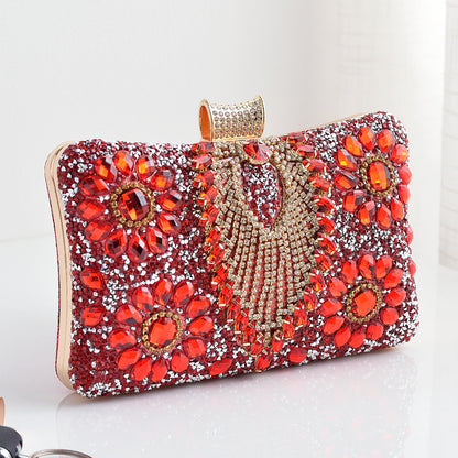 Adiffu Wedding Rhinestone Clutch Bag