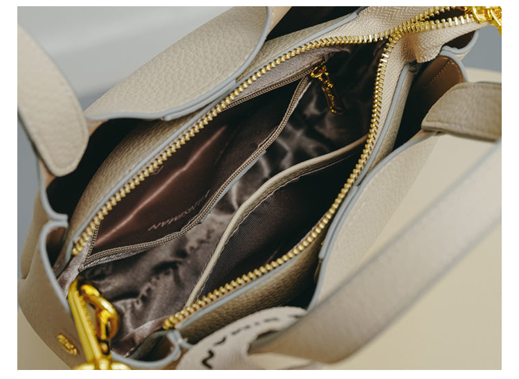Solid Color Large Capacity Crossbody Bag