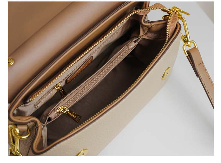 Adiffu Vintage Khaki/Black Crossbody Bag