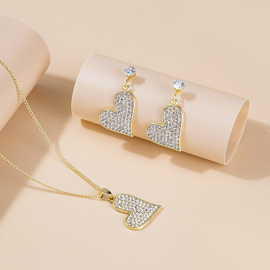 Super Flash Diamond Love Jewelry Set