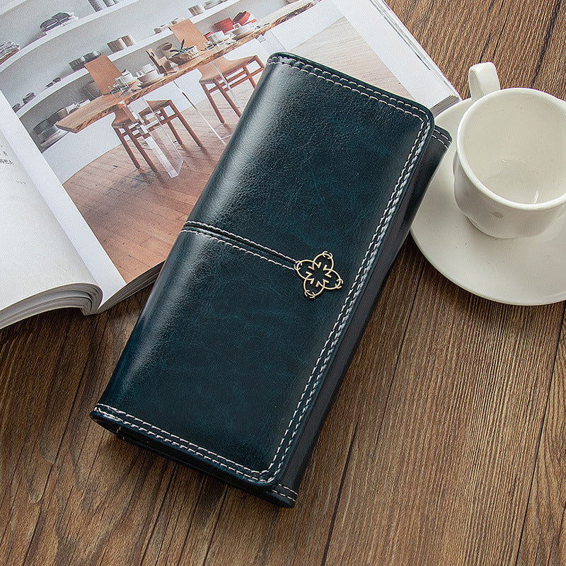 Adiffu Retro Long Multifunctional Wallet