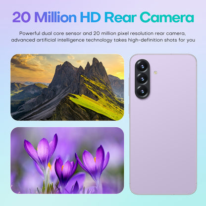 4G network new popular wireless charging A56 phone 3+32GB 6.75-inch Android smartphone