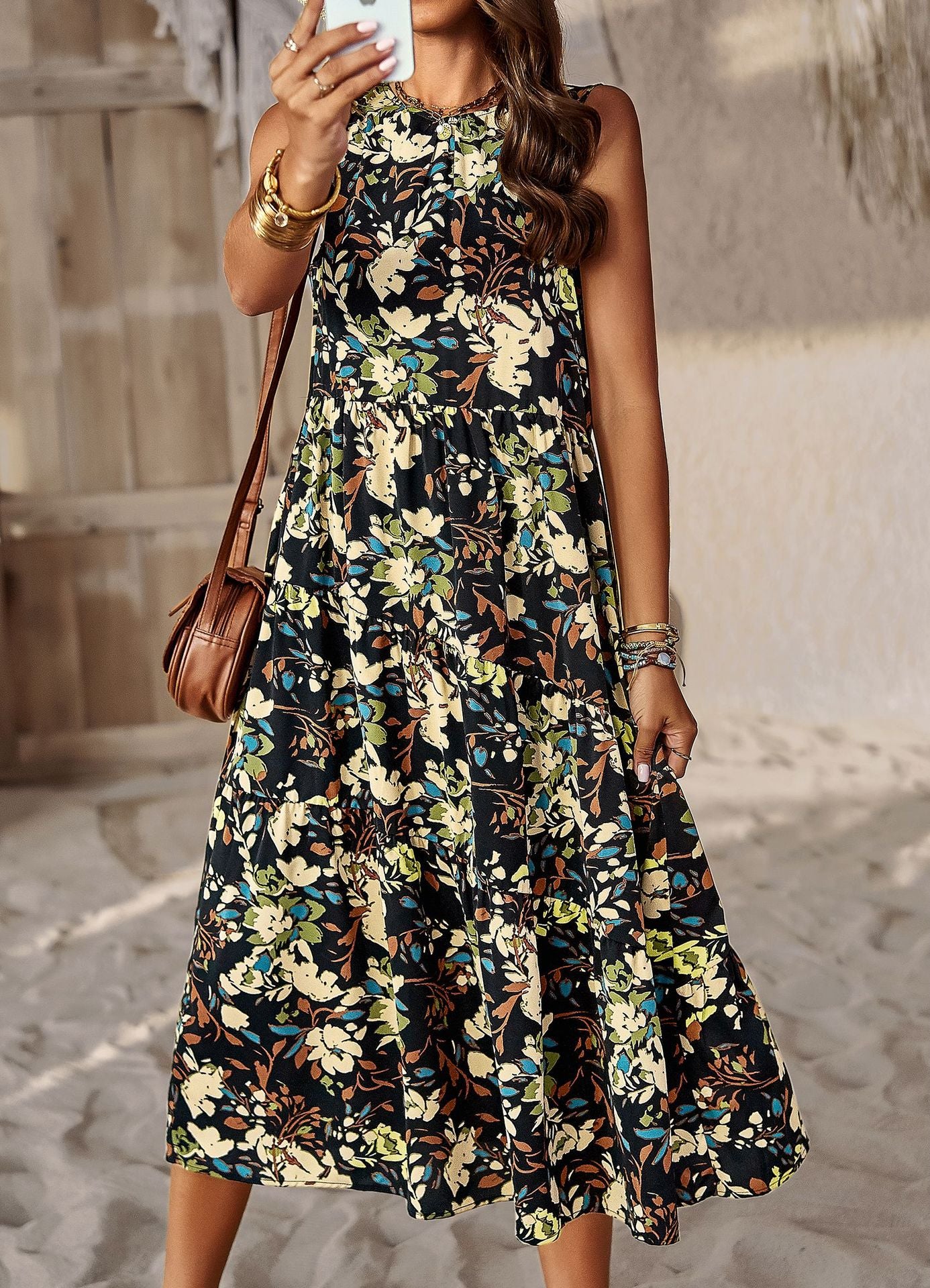 Stylish Voluminous Holiday Dress