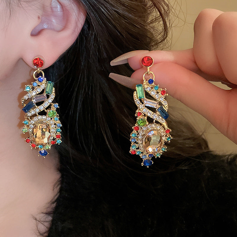Adiffu Colored Medieval Necklaces And Earrings