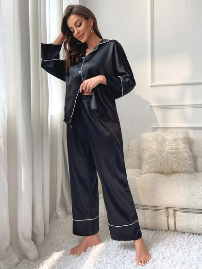 Adiffu Bridesmaid Pajamas - Bridal Party Gift - Bridesmaid Gifts - Long Pant Sleeve Set - Bachelorette Party - Pajama for Women