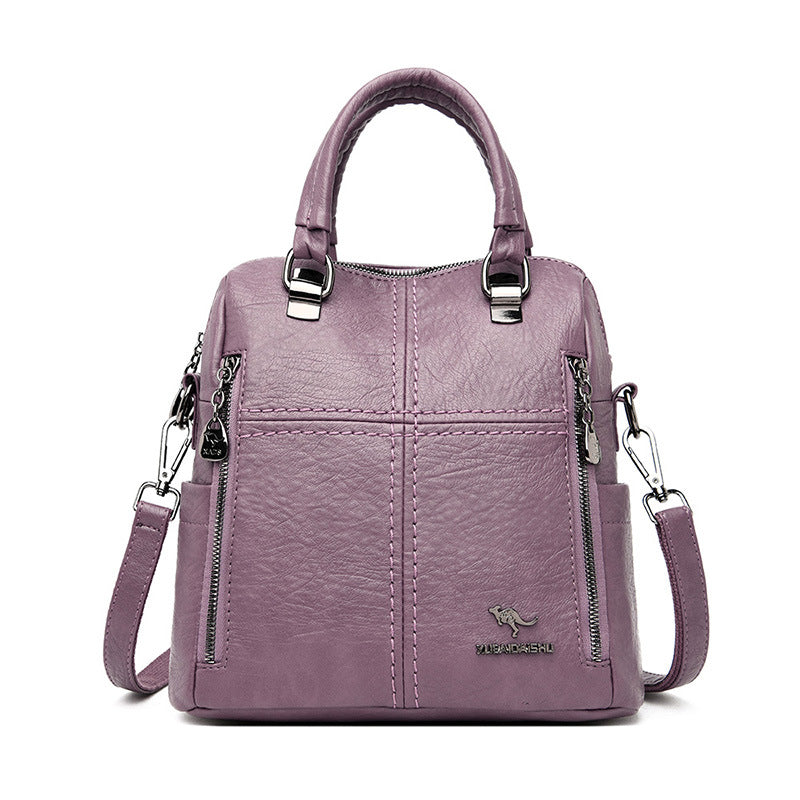 Adiffu Fashion Multi-Functional Backpack Handbag Single Shoulder Crossbody Bag
