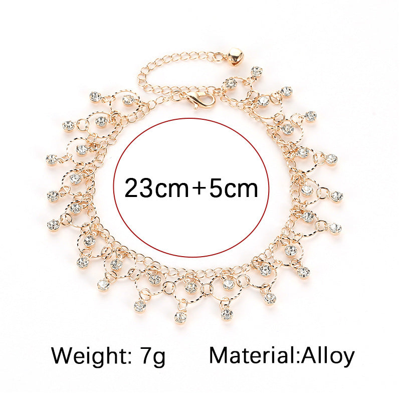 Adiffu Fashion Beach Dance Yoga Anklet