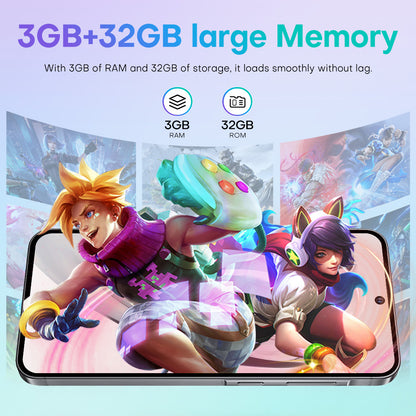 4G network new popular wireless charging A56 phone 3+32GB 6.75-inch Android smartphone