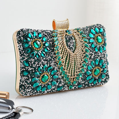 Adiffu Wedding Rhinestone Clutch Bag