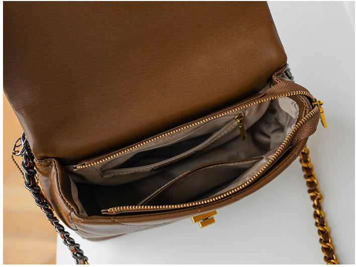 Adiffu Elegant Soft Leather Crossbody Tote