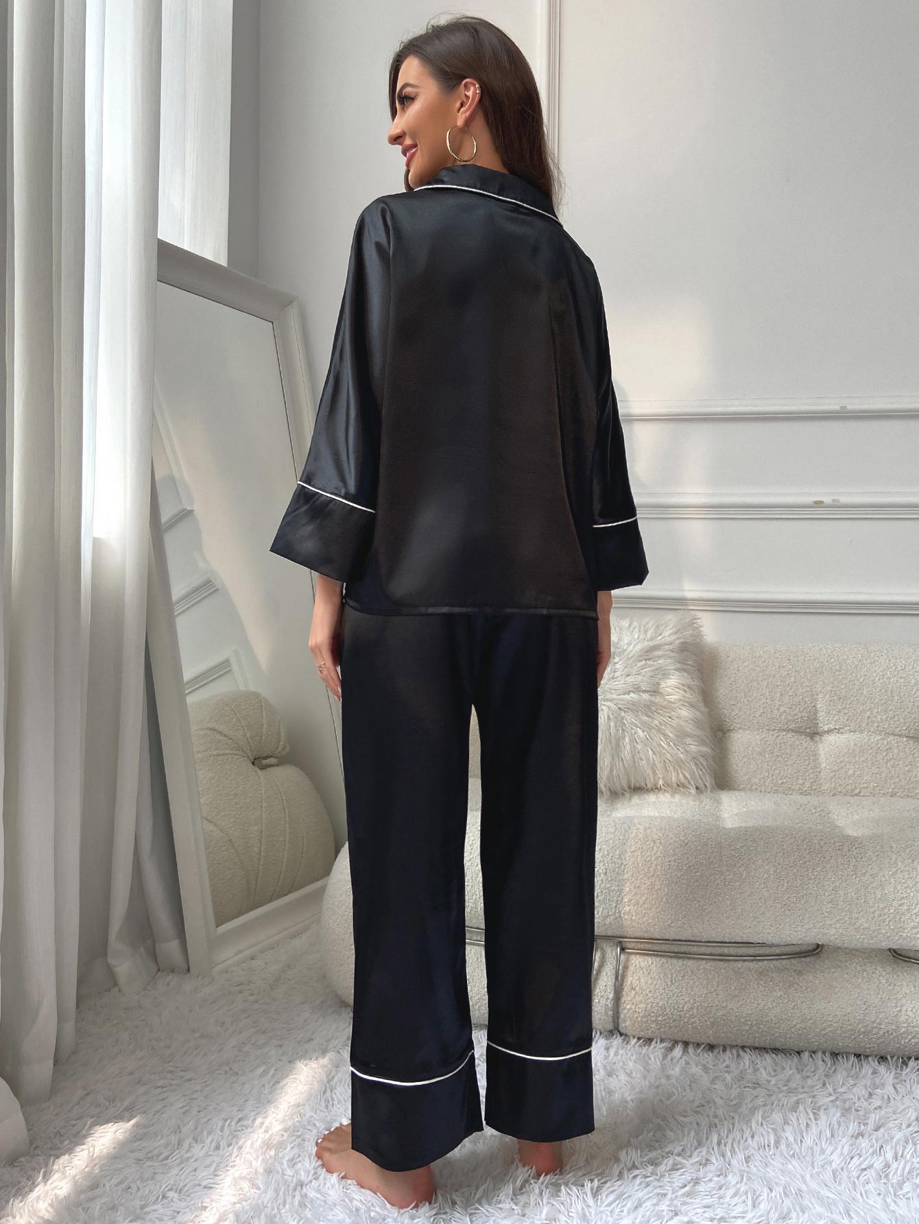 Adiffu Bridesmaid Pajamas - Bridal Party Gift - Bridesmaid Gifts - Long Pant Sleeve Set - Bachelorette Party - Pajama for Women