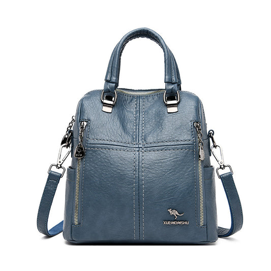 Adiffu Fashion Multi-Functional Backpack Handbag Single Shoulder Crossbody Bag