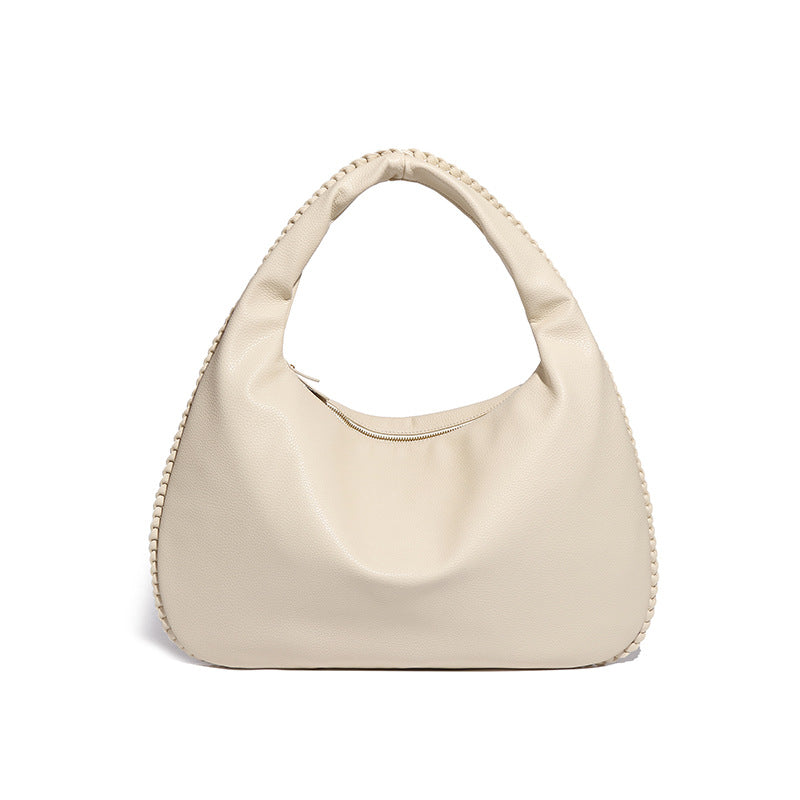 Adiffu Large Capacity Stylish Hand-Held Crescent Bag
