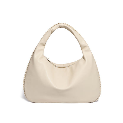 Adiffu Large Capacity Stylish Hand-Held Crescent Bag