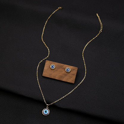 European and American Personality Nightmare Eye Pendant Necklace