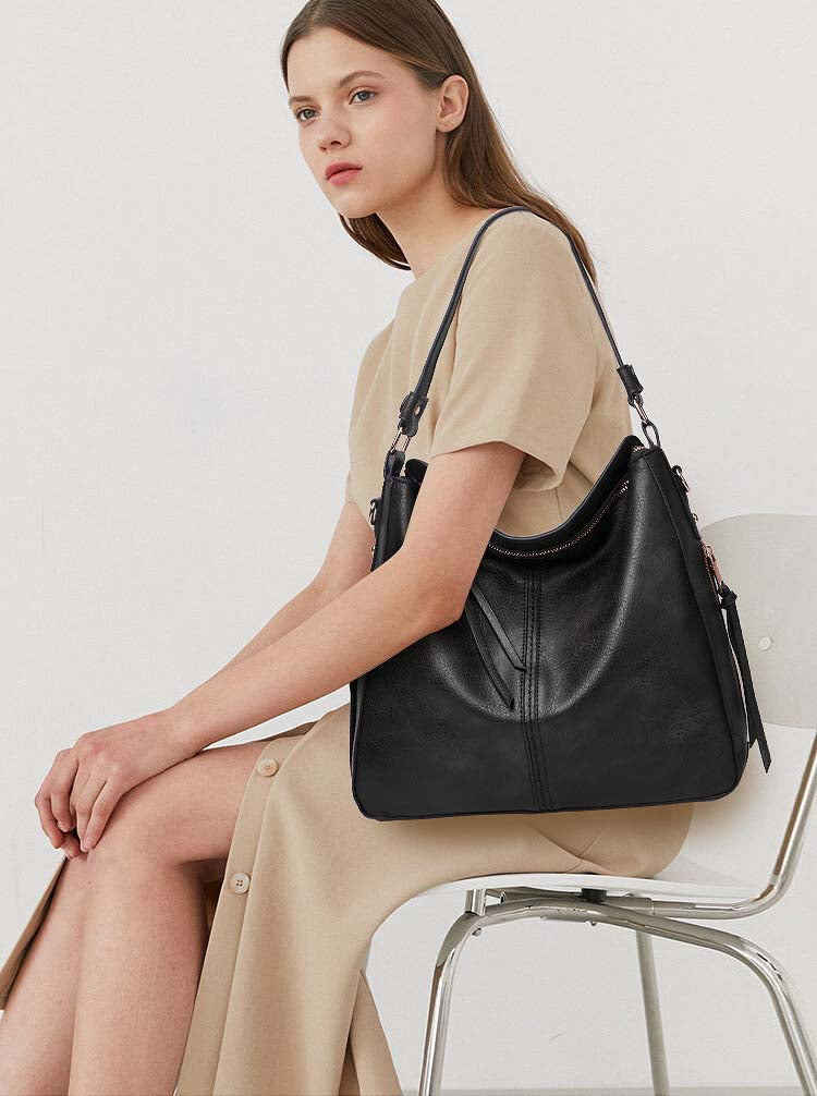 Adiffu Stylish Vintage One-shoulder Straddle Tote Bag