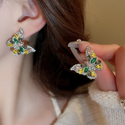 Adiffu Delicate Butterfly Earrings