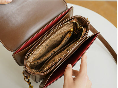 Adiffu Vintage Semi-round Saddle Bag