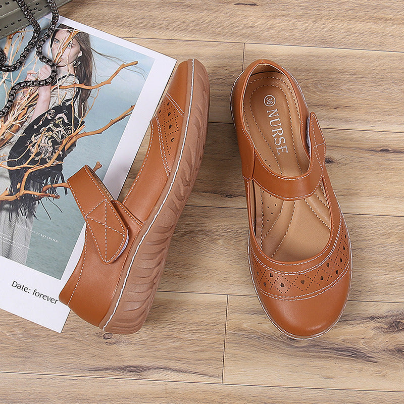 Adiffu Shallow Breathable Soft Soled Comfortable Flat Gommino