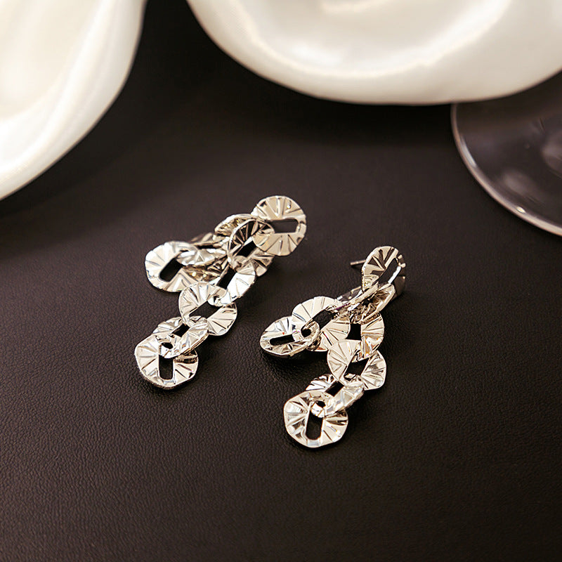 Sparkling Tassel Earrings