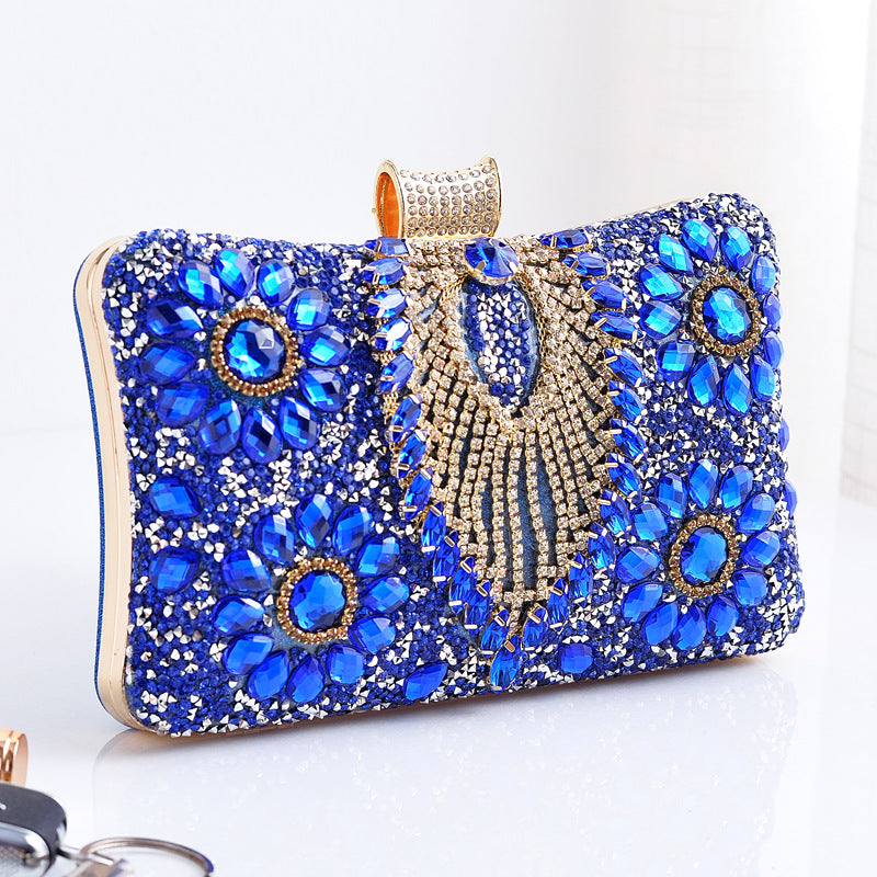 Adiffu Wedding Rhinestone Clutch Bag
