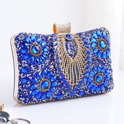 Adiffu Wedding Rhinestone Clutch Bag